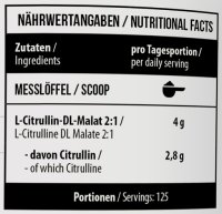 MST - Citrulline 2:1 -  500g neutral RAW