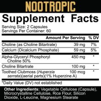 Rich Piana 5% Nutrition Nootropic 120 Kapseln
