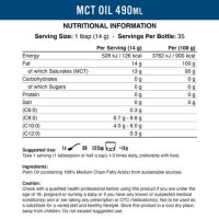 Applied Nutrition MCT oil 490ml