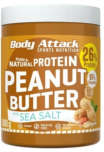 Body Attack Peanut Butter 1000g Salty