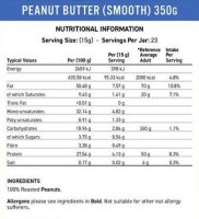 Applied Nutrition Fit Cuisine Peanutbutter 350g