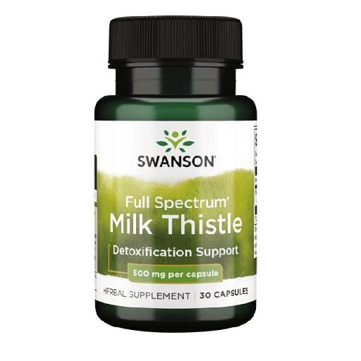 Swanson Milk Thistle 500mg 30 Kapsel