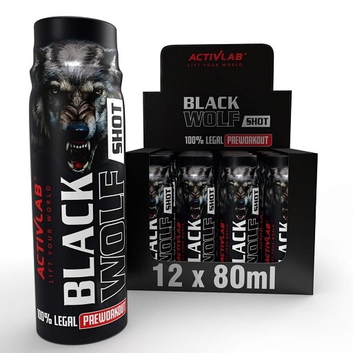 Activlab Black Wolf Preworkout Shot 12 x 80ml