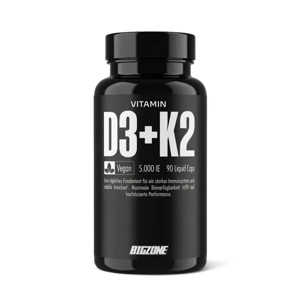 Big Zone Vitamin D3 + K2 90 Kapseln