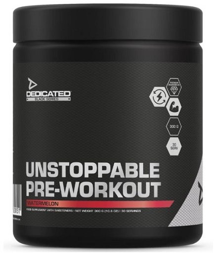Dedicated Unstoppable Pre-Workout 300g Watermelon