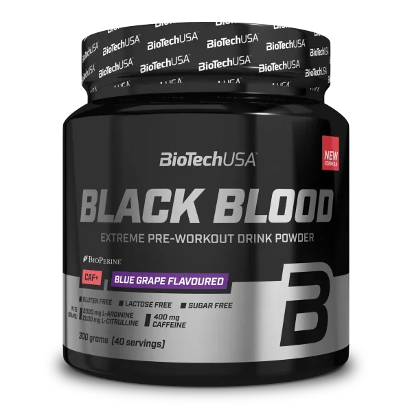 BioTech Black Blood CAF+ 300g (40 Serv.)