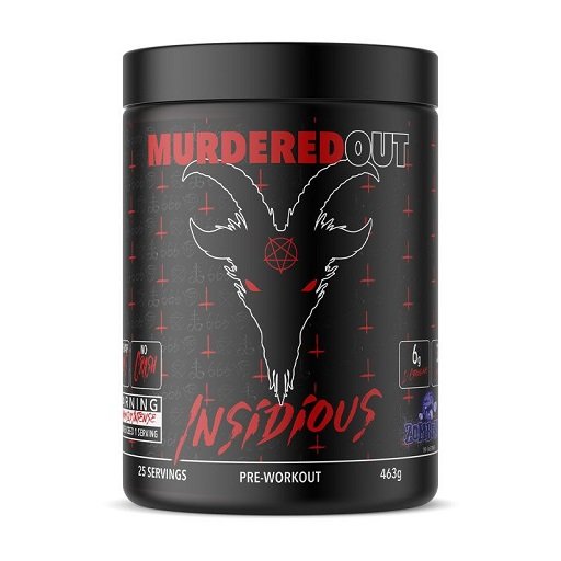 Murdered Out Insidious Preworkout 463g Zomberry