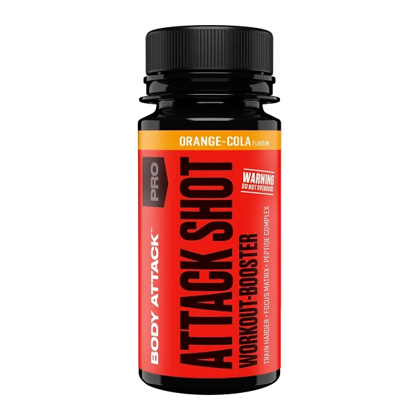 Body Attack Attack Shot 20 x 60ml Orange Cola