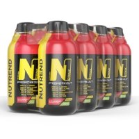 Nutrend N1 Preworkout Drink 8x330ml Erdbeere + Minze
