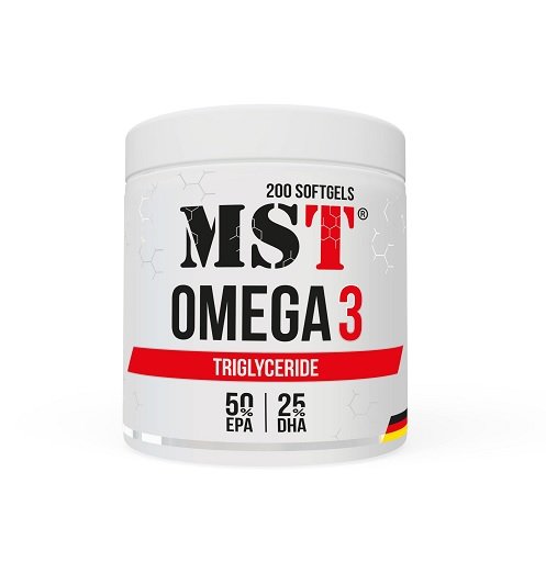 MST - Omega 3 TRIGLYCERIDE 200 Softgels