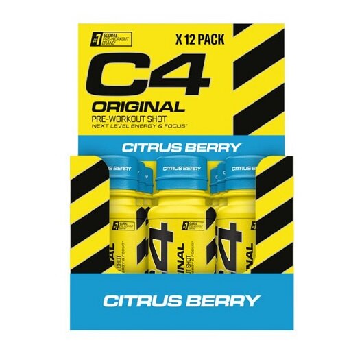 Cellucor C4 Original Shot 12 x 60ml Citrus Berry