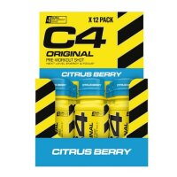 Cellucor C4 Original Shot 12 x 60ml Citrus Berry