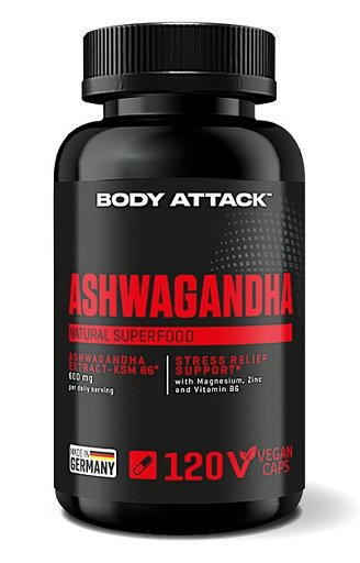 Body Attack Ashwagandha 120 Kapseln