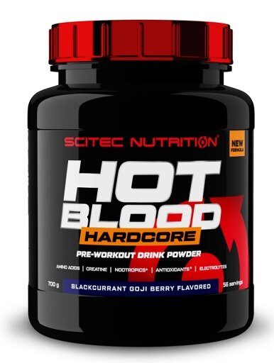 Scitec Hot Blood Hardcore 700g Blackcurrant goji berry