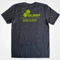 Olimp T-Shirt "Born In The Gym" grau