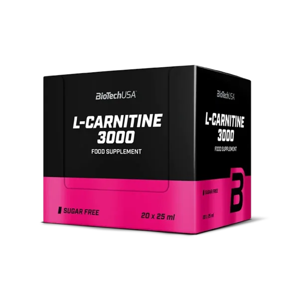 BioTech L-Carnitine Liquid 3000mg 20x25ml