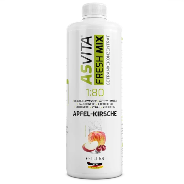 ASVita Fresh Mix Mineralgetränk 1/80 - 1L Apfel-Kirsch