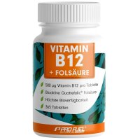 ProFuel Vitamin B12 + Folsäure 365 Tabletten