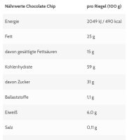 ESN Designer Oatbar Box 12x100g Chocolate Chip