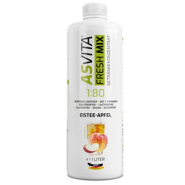 ASVita Fresh Mix Mineralgetränk 1/80 - 1L Eistee-Apfel