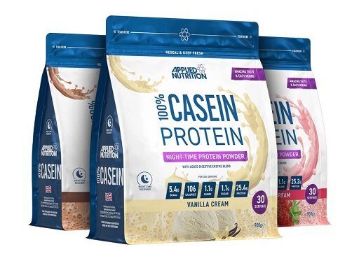Applied Nutrition 100% Casein 900g Strawberry Cream
