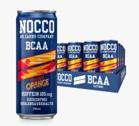Nocco BCAA Drink 330 ml Blood Orange 24 Stück...
