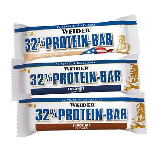 Weider 32% Protein Bar 12x60g Cookies& Cream