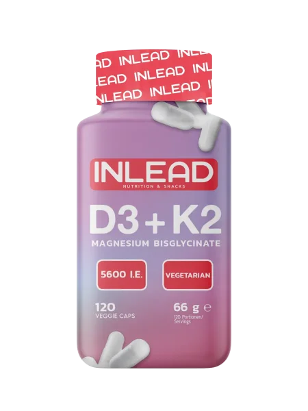 INLEAD Vitamin D3 + K2 + Magnesium 120 Kapseln