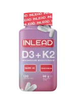 INLEAD Vitamin D3 + K2 + Magnesium 120 Kapseln