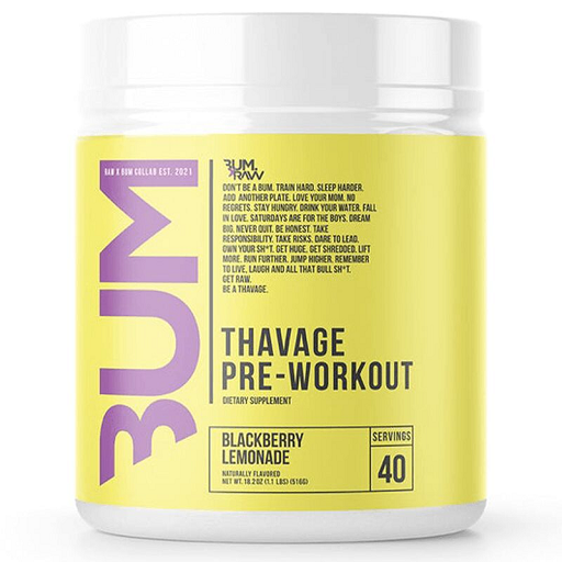 RAW Nutrition CBUM Thavage Pre-Workout 520g Blackberry