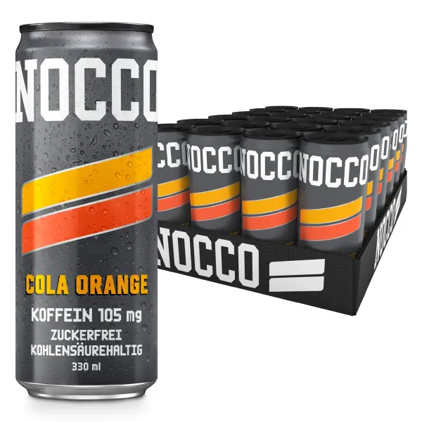 Nocco BCAA Drink 24 x 330 ml Orange Cola