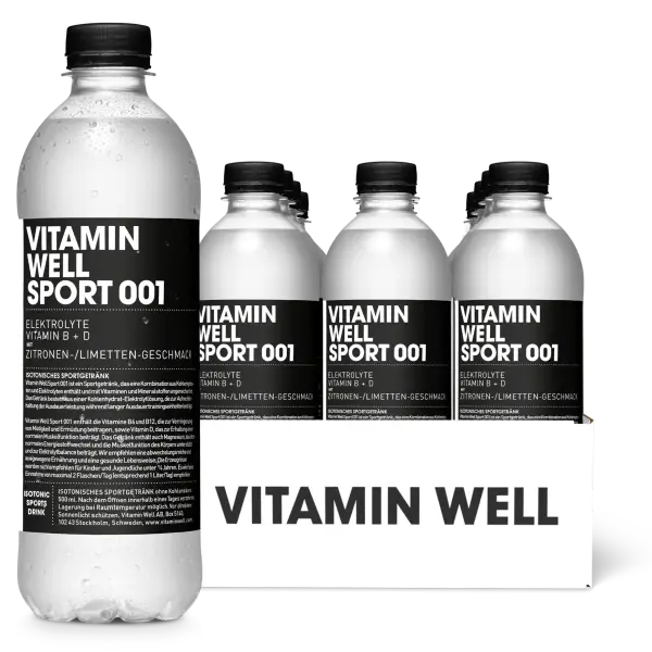 Vitamin Well Drink 12x500ml Sport 001