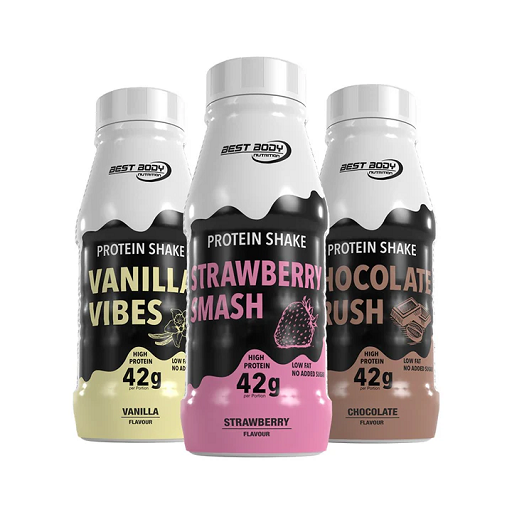 Best Body Protein Shake RTD 8x 500ml PET Flasche Chocolate Crush