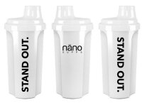 Nanosupps Shaker NANOBCAA 500ml White