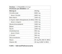 FA Nutrition Muscle Pump Stimulant Free 350g Fruit Massage MHD 06/2025