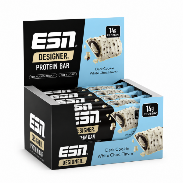 ESN Designer Bar Box 12x45g Dark Cookie White Choc