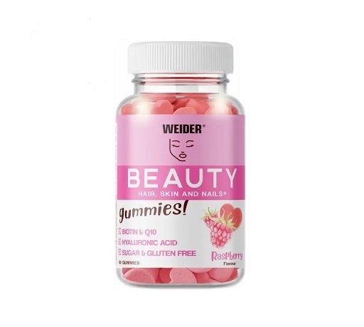 Weider Beauty Gummies 40 Stk Raspberry