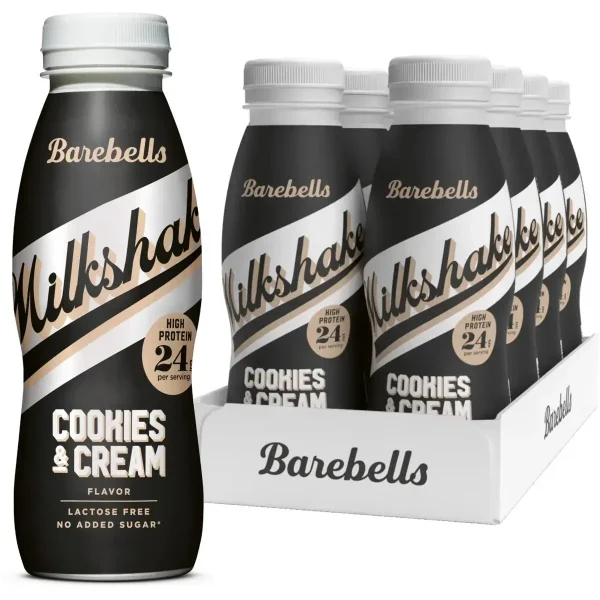 Barebells Protein Milkshake (8x330ml) Cookies & Cream