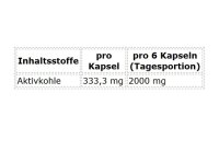 ProFuel Aktivkohle 180 Kapseln