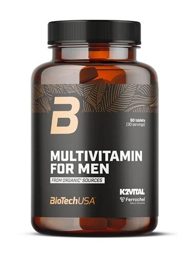 BioTech Multivitamin For Men from organic sources 60 Tabletten