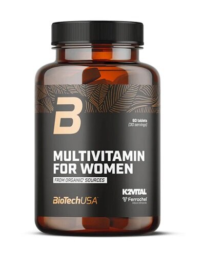 BioTech Multivitamin For Women from organic sources 60 Tabletten