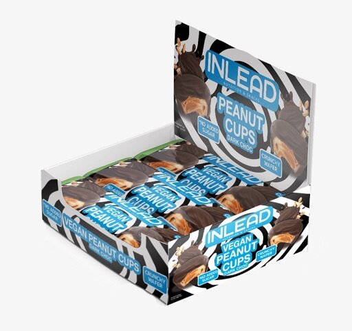 INLEAD Peanut Cups - Karton 15x50g Vegan Dark Chocolate