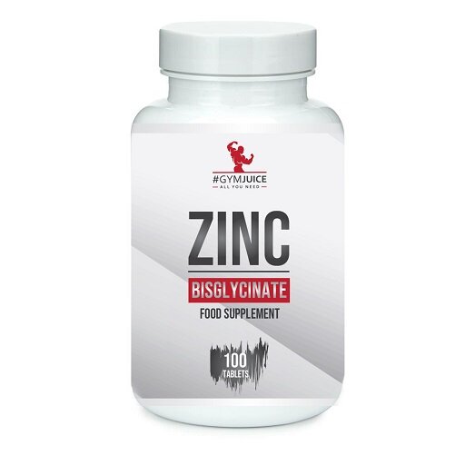 #GYMJUICE ZINC Bisglycinate - 100 Tab