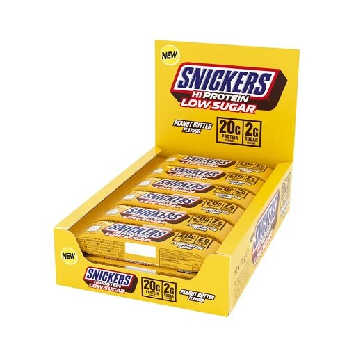 Snickers LOW SUGAR High Protein Bar (12x57g) Peanut Butter