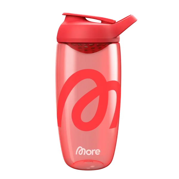 More Nutrition More Premium Shaker 700ml Red