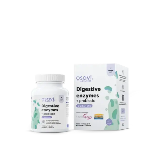 Osavi Digestive enzymes + probiotic 60 Kapseln