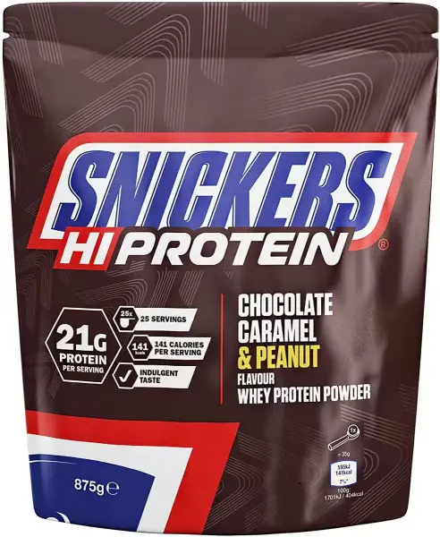 Snickers Protein Powder - Chocolate, Caramel & Peanut 875g