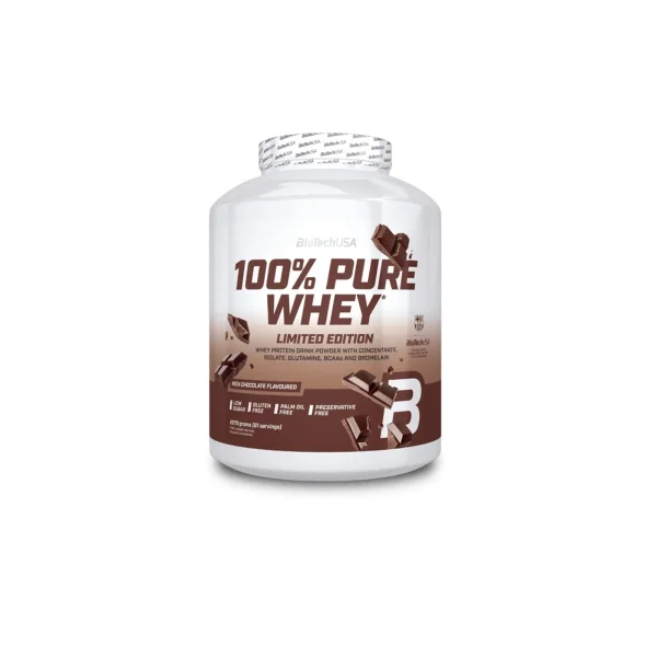 BioTech 100% Pure Whey 2270g Rich Chocolate Limited Edition *NEU