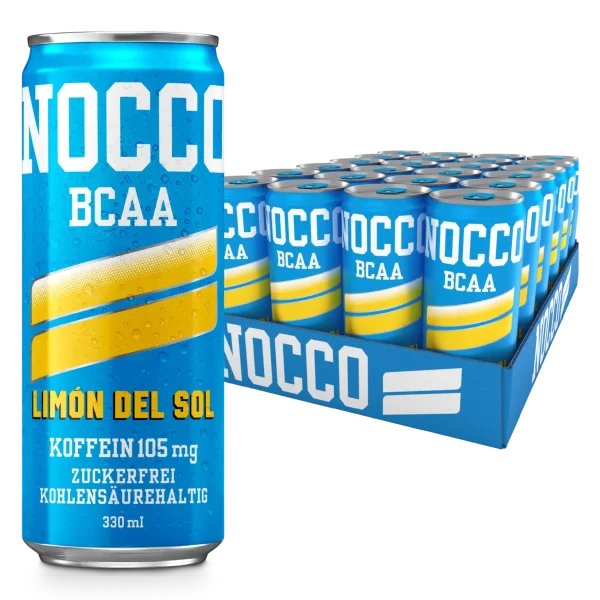 Nocco BCAA Drink 24 x 330 ml Limon del Sol