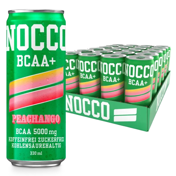 Nocco BCAA+ Drink 24 x 330 ml Peachango